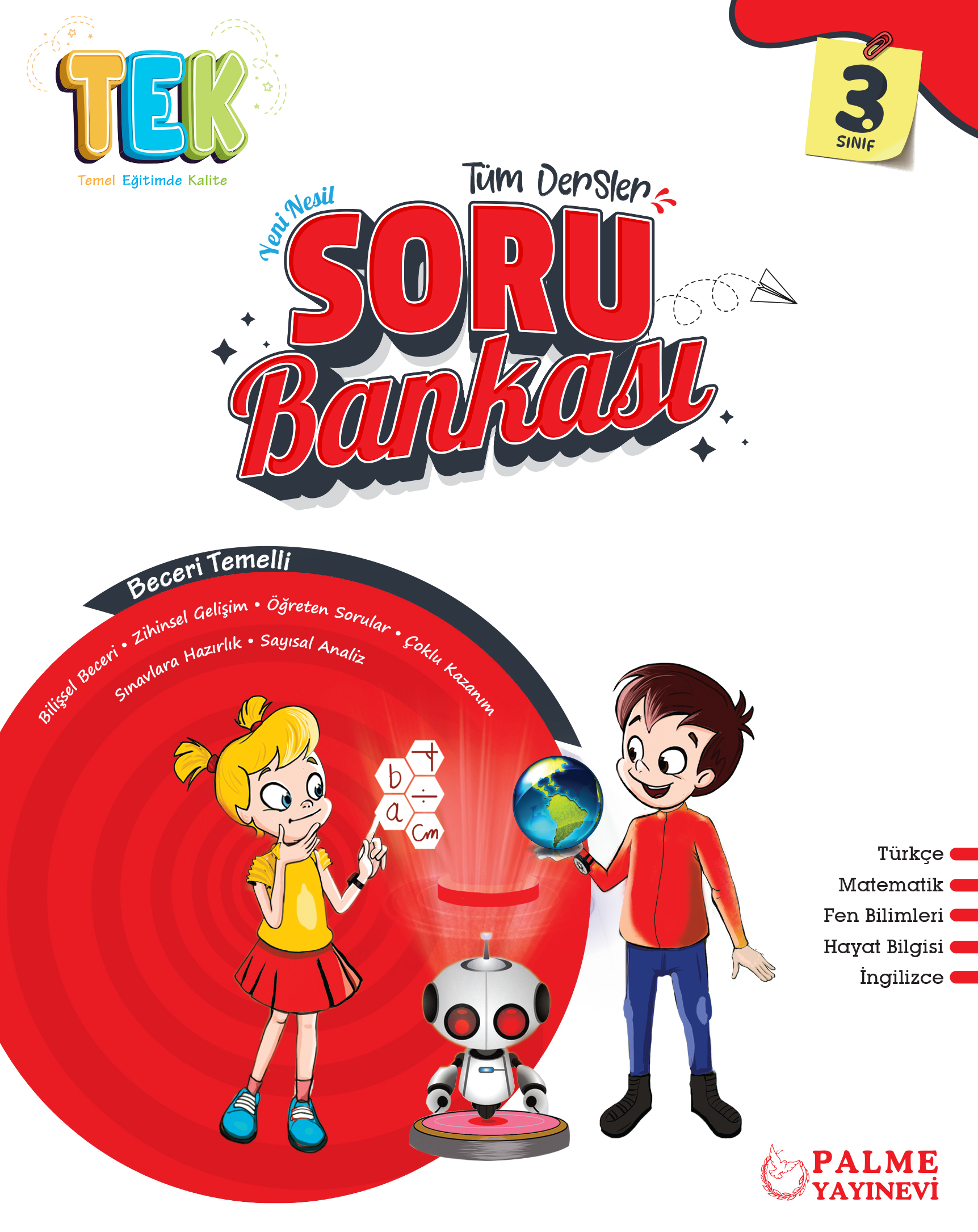 TEK SET 3. SINIF TÜM DERSLER SORU BANKASI